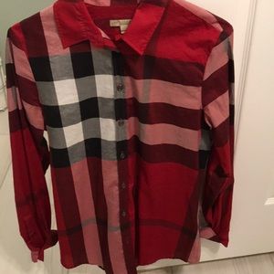 Women’s Burberry Brit Check Cotton Shirt